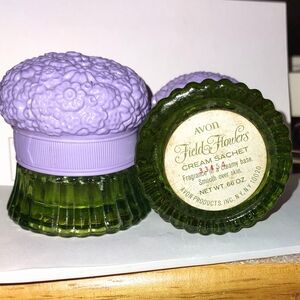 Avon Field of Flower Empty Sachet Jars